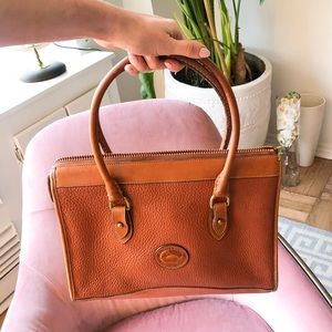 Genuine Dooney & Burke vintage tan bag
